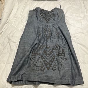 Size Large Fossil strapless dress